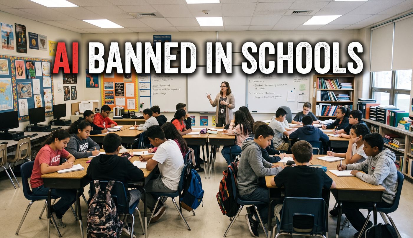 NYC public schools AI ban students