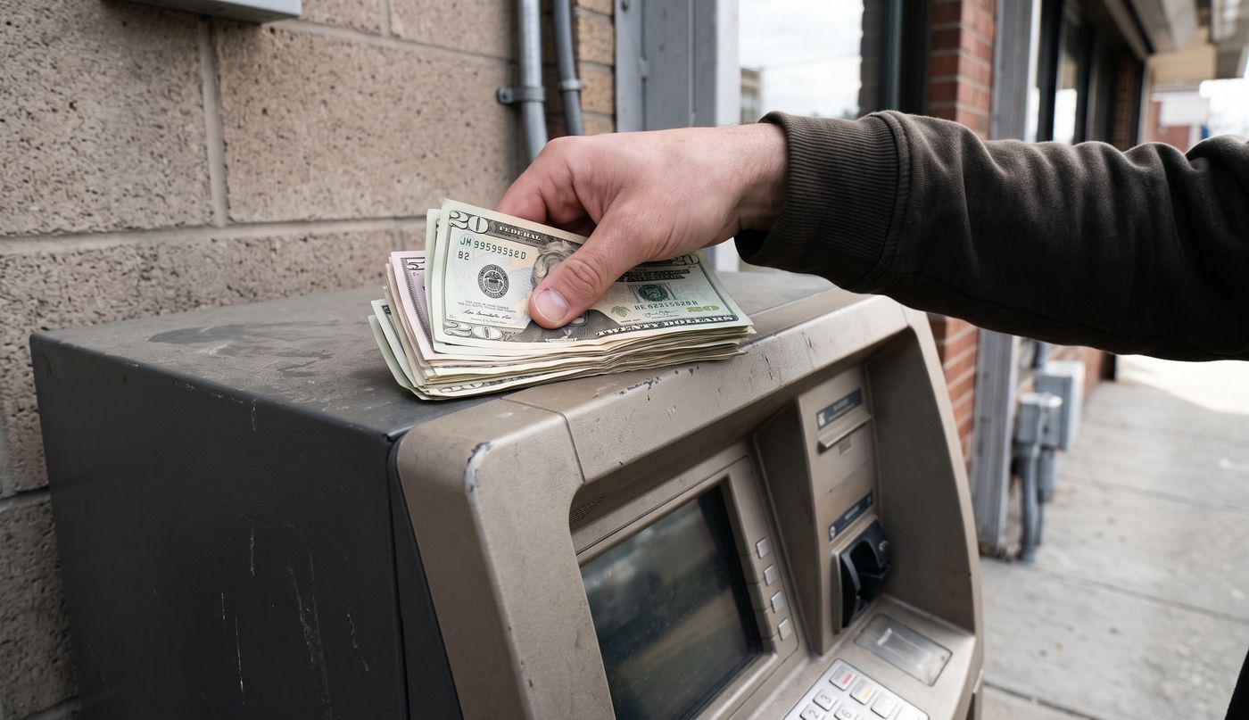 Lewisville Texas ATM cash returned honest