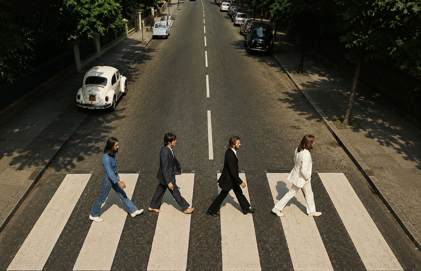 Beatles biopic Abbey Road filming