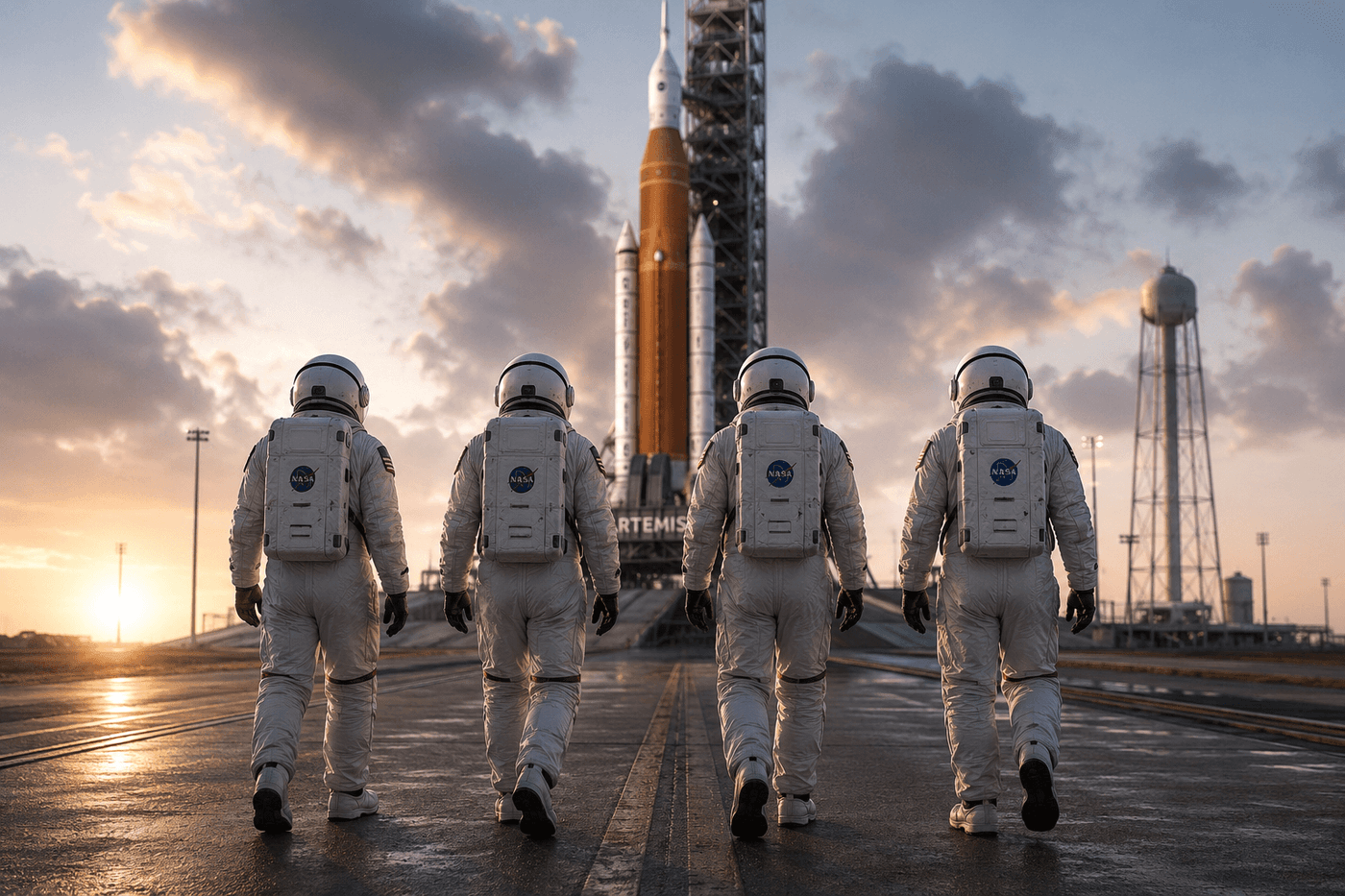 NASA Artemis III crew Randy Bresnik Luca Parmitano Frank Rubio Andre Douglas announced June 2026