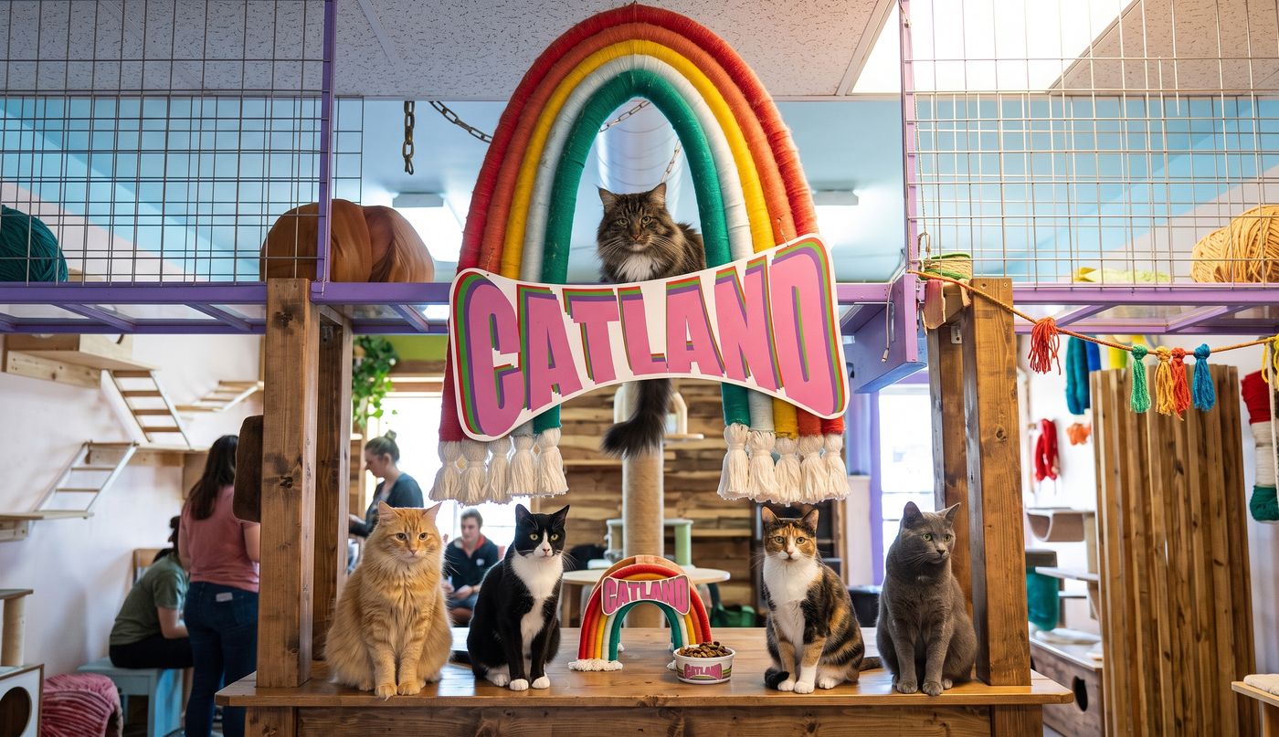 Catnip Coalition Burbank shop cats