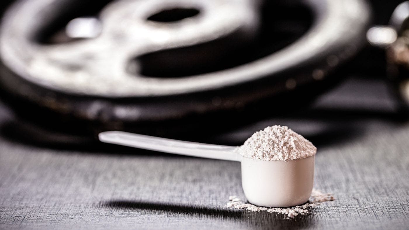 Creatine sports supplement powder and capsules representing the University of Ottawa systematic review published in Brain Medicine finding creatine may improve depression symptoms in some clinical trials