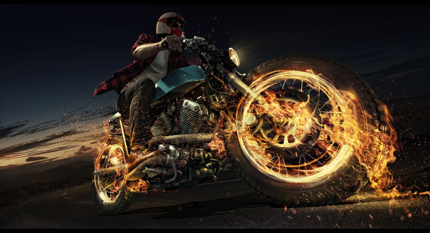 Fire Motorcycle