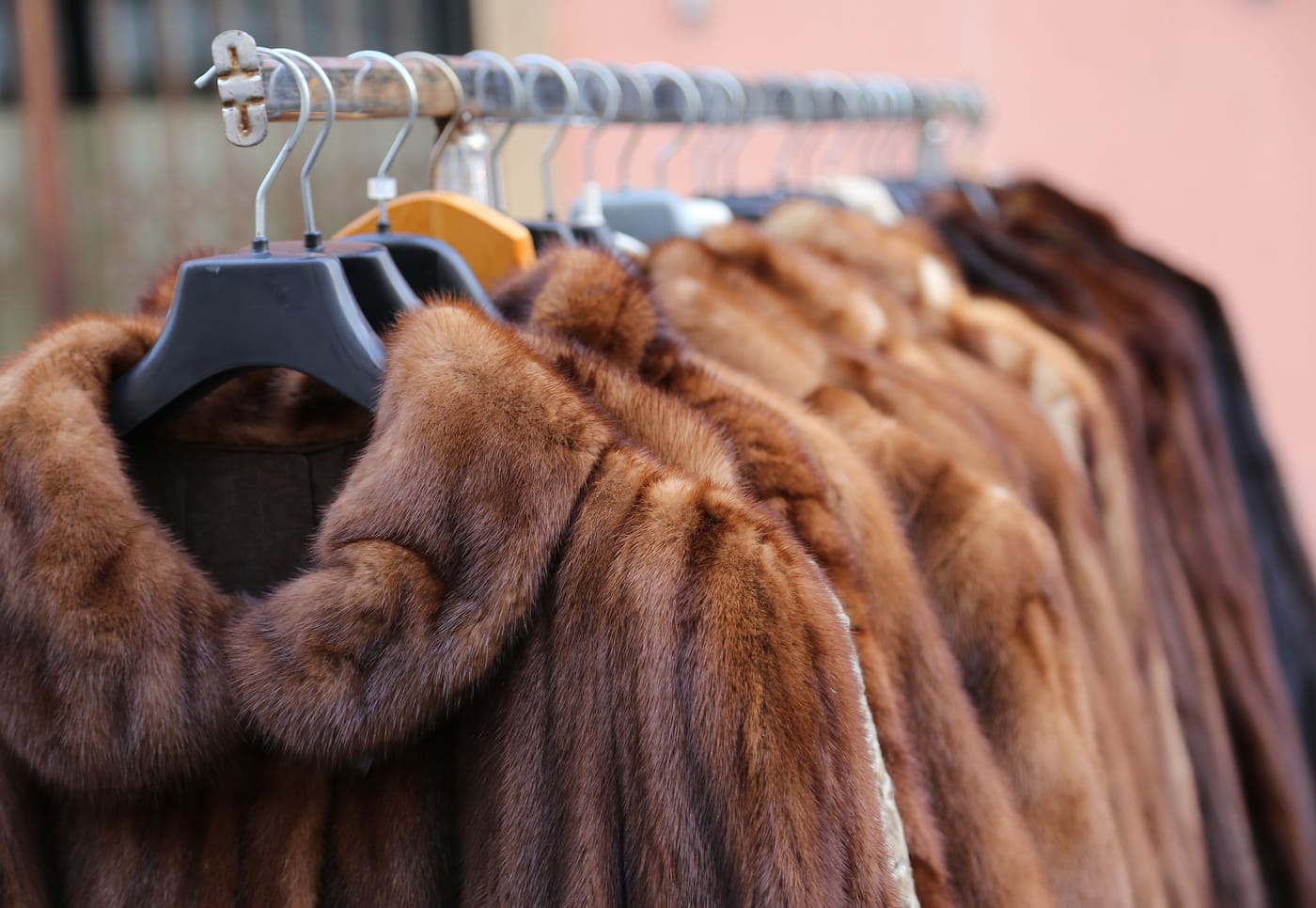 Luxurious fur coats on a fashion runway representing the new plant-based fur debut at Louis Vuitton Paris Fashion Week