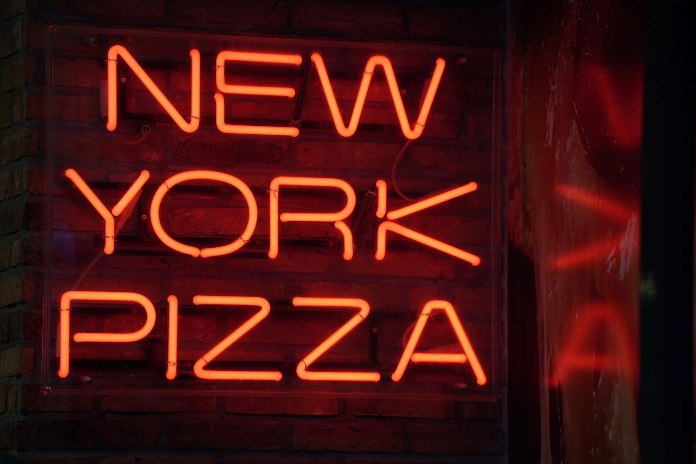 Bronx Pizza Shop Window Sign