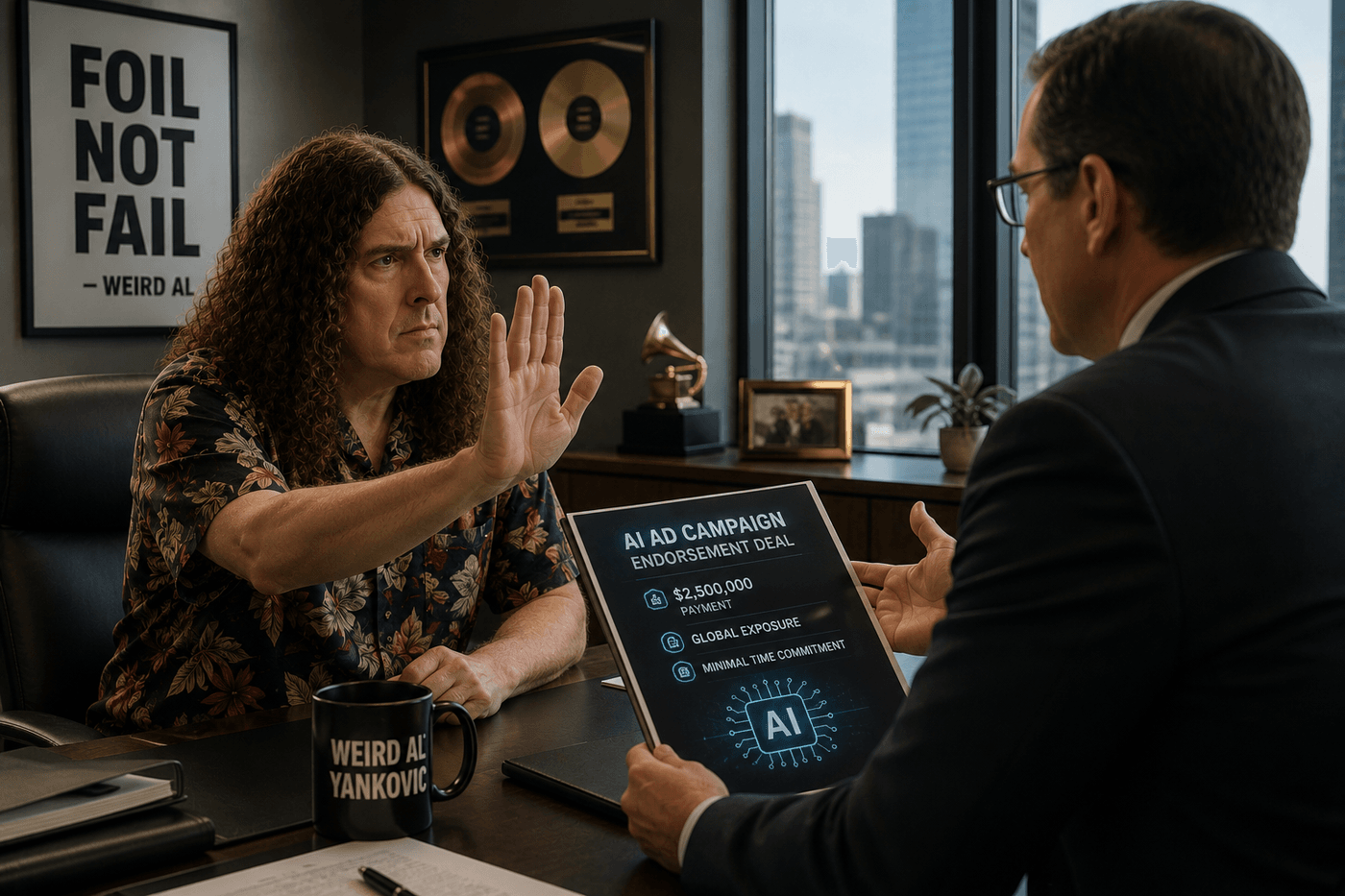 Weird Al Yankovic turns down AI commercial offer Bigger and Weirder tour 2026