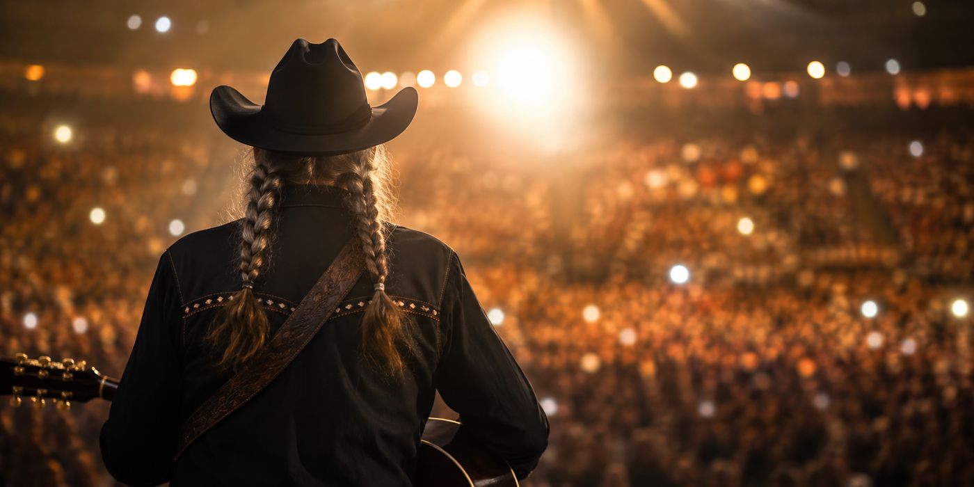 Willie Nelson performing