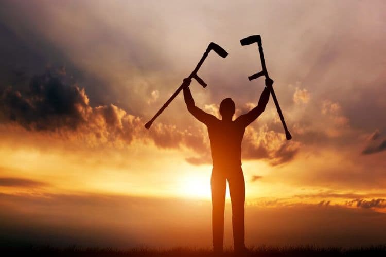 72-Year-Old Sets Marathon World Record on Crutches
