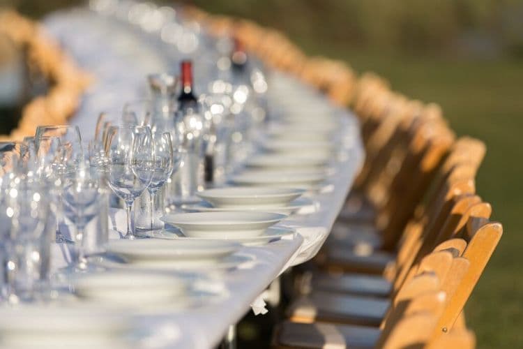 World's Longest Dinner Table Builds New Friendships