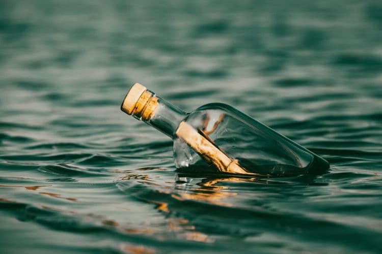 Man Finds Message In A Bottle On Beach, Guess What It Says