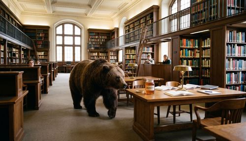 Bear Broke Into A California Library