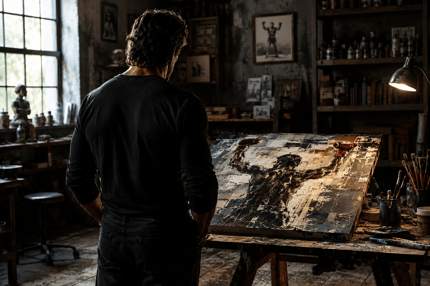 Sylvester Stallone painter artist private art collection 60 years Palm Beach Evolution retrospective 2026