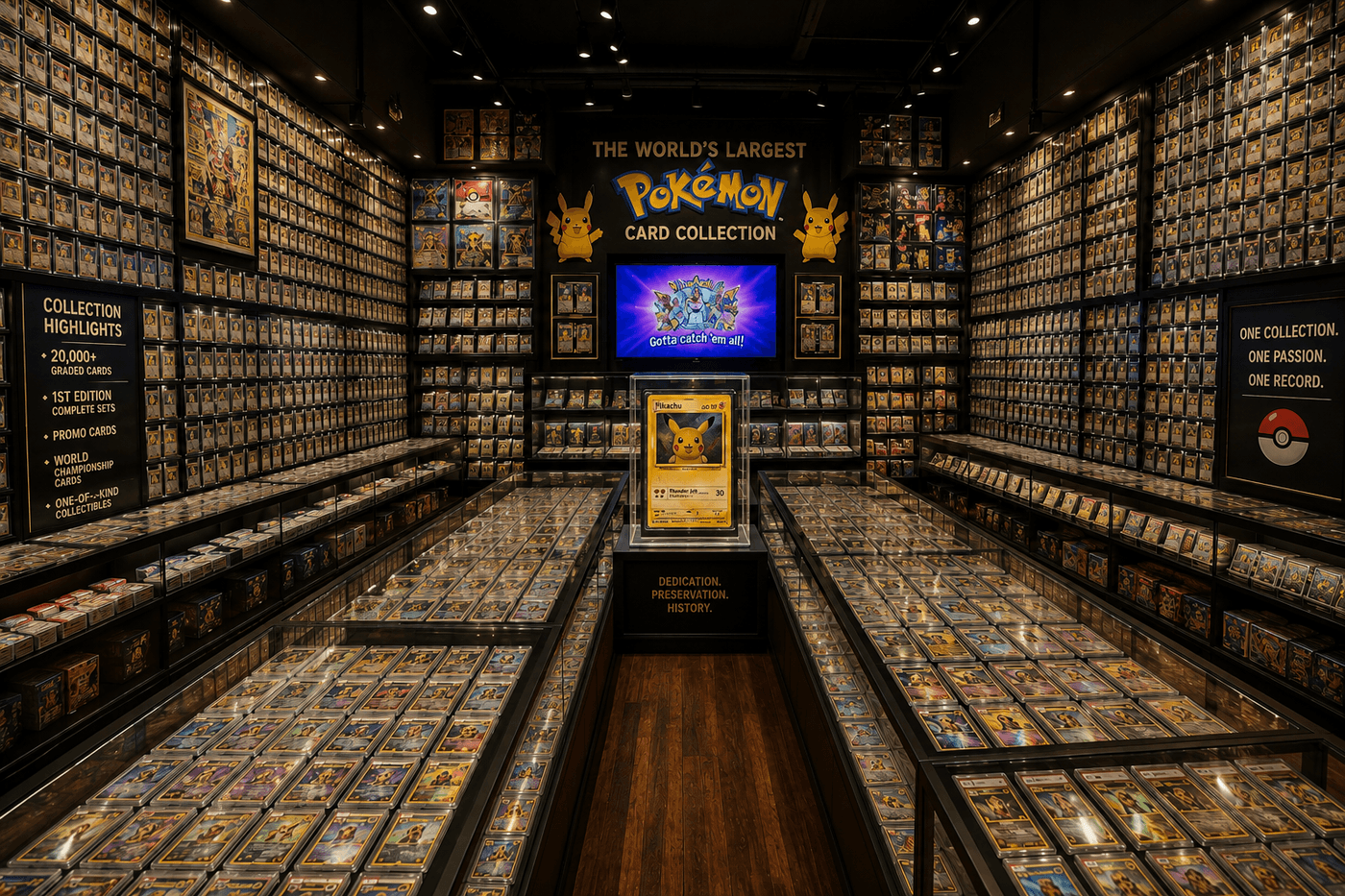 Owen and Conner Gray world's largest Pokemon card collection 48339 cards Guinness World Record 2026