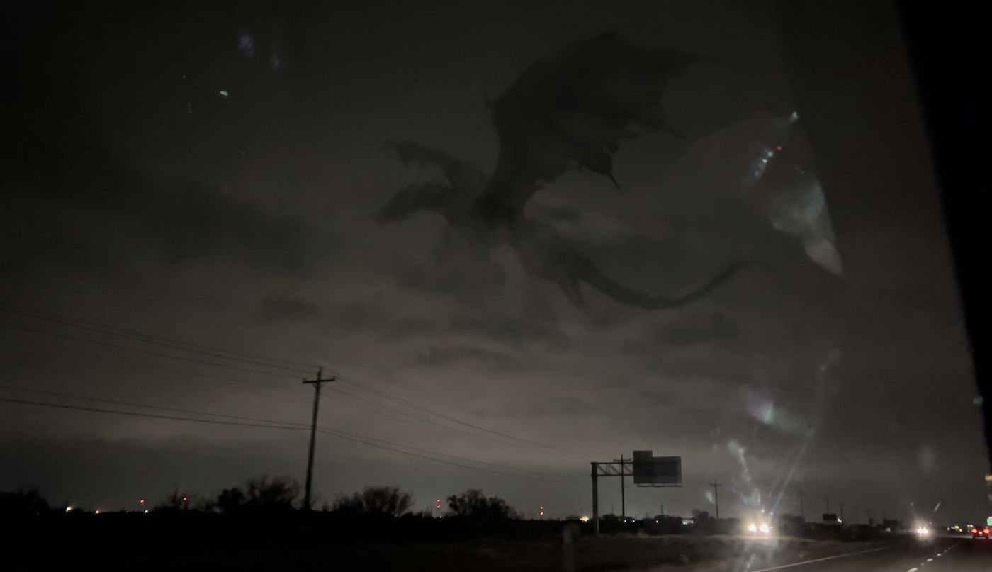 Sky Elements drone show Texas dragon record